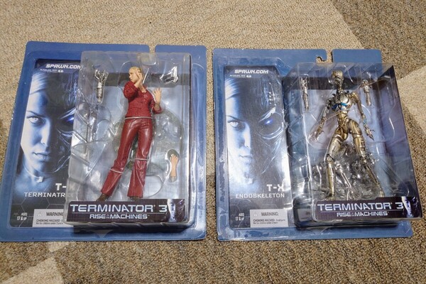 McFARLANE マクファーレン TAKARA TOMY タカラ トミーTERMINATOR 3 ターミネーター3 T-X フィギュア 2個セット 映画 2007