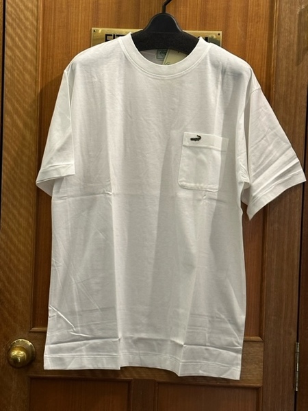 白色 胸ポケット LLサイズ 日本製 メンズ半袖Tシャツ Tシャツ 新品未使用品 送料無料 紳士 メンズ 半袖 無地 綿100% 老舗ブランド