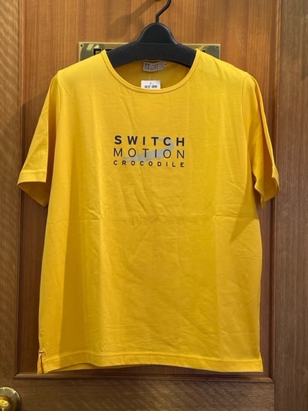 LL 特価セール 黄 Tシャツ 半袖Tシャツ LL レディース 婦人 新品未使用品 送料無料 吸汗速乾 ミセス アウトドア 老舗ブランド 丸首 半袖