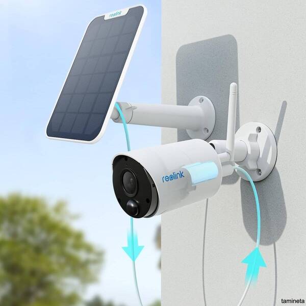 防犯カメラ WiFi監視カメラ 屋外 ソーラー給電 300万画質 ワイヤレス 電池式見守りカメラ 太陽光発電 省エネ 外観を邪魔しないデザイン
