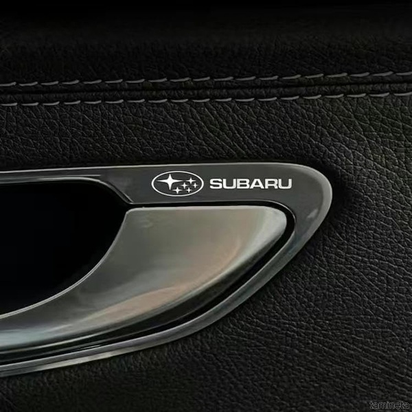 スバル 車用ステッカーデカール 金属装飾ロゴ バッジ 10個 汎用 防水 耐熱 カーインテリア ワンポイントの立体的なドレスアップとして