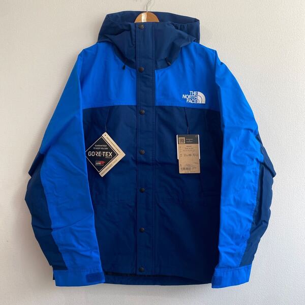 ザノースフェイス THE NORTH FACE マウンテンライトジャケット ヒーローブルーxエステートブルー Lサイズ ゴアテックスレインジャケット