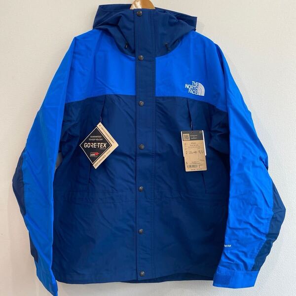 THE NORTH FACE (ザノースフェイス) NP62450 マウンテンライトジャケット GORE-TEX ヒーローブルーxエステートブルー XLサイズ