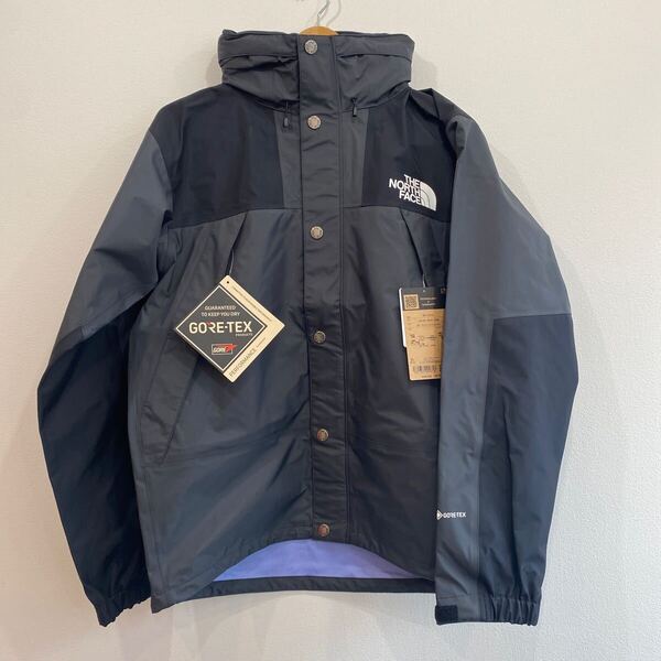 ザノースフェイス (THE NORTH FACE) (メンズ)マウンテンレインテックスジャケット ブラックxアスファルトグレー Mサイズ NP12333 BA