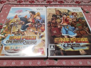 wii ワンピース 2本セット アンリミテッドクルーズ アンリミテッドアドベンチャー