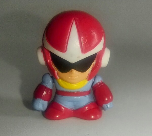【送料無料】激レア 当時物 ロックマン7 フィギュア F・Bコレクション ブルース Megaman Protoman カプセルトイ CAPCOM