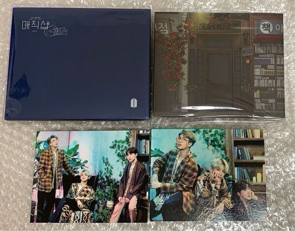 BTS 5TH MUSTER MAGIC SHOP ペンミ 釜山 ソウル 韓国 公式 グッズ RM J-HOPE V ポップアップカードセット ケース付き + おまけ ステッカー