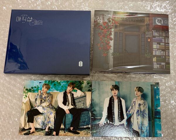 BTS 5TH MUSTER MAGIC SHOP ペンミ 釜山・ソウル 韓国 公式 グッズ SUGA JIN ポップアップカードセット ケース付き + おまけ ステッカー