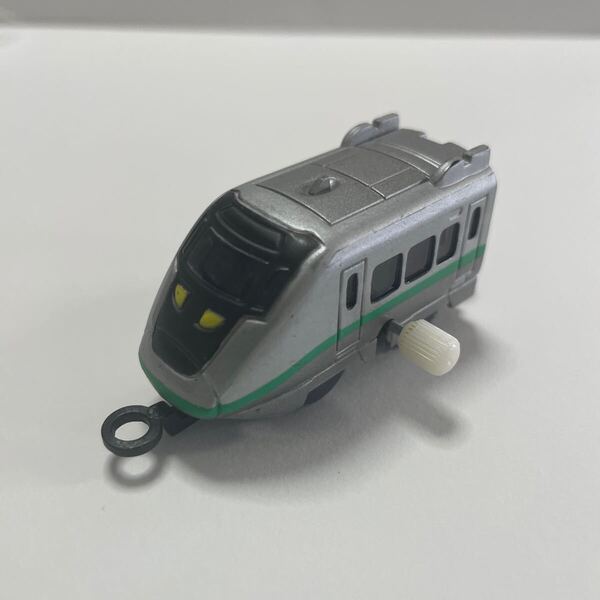 カプセルプラレール E3系 新幹線つばさ 先頭車両 ゼンマイ車 連結 中古品 送料無料 カププラ ガチャ ガシャポン