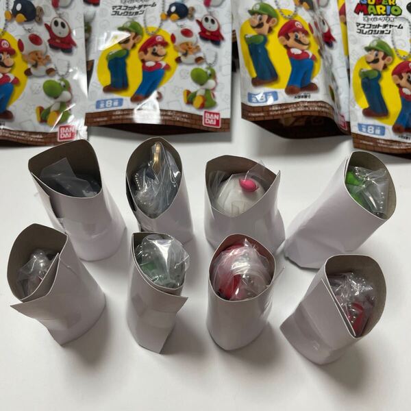 スーパーマリオ マスコットチャーム コレクション 全8種 コンプリートセット 食玩 ボールチェーン フィギュア ヨッシー テレサ ボムへい