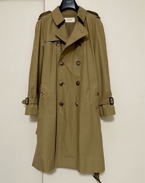 セリーヌ エディスリマン トレンチコート 48 ベージュ celine