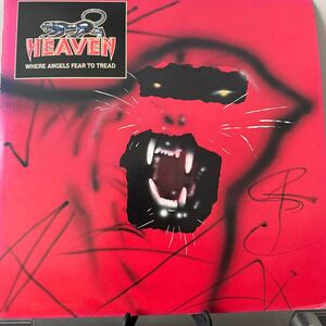 【LP】レア 国内盤 HEAVEN / WHERE ANGELS FEAR TO TREAD レコード ハードロック