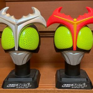 仮面ライダー ストロンガー ライダーマスクディスプレイ ? 2個セット レア フィギュア マスク