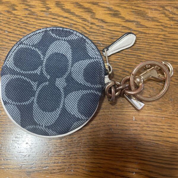 COACH,コインケース,キーホルダー,小銭入れ,ラウンド型