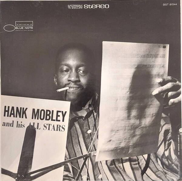 美盤 美品 jazz (LP) HANK MOBLEY AND HIS ALL STARS / ハンクモブレー ブルーノート US盤 ステレオ ST81544