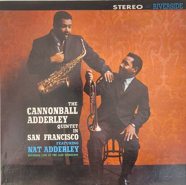 美盤 美品 jazz (LP) The Cannonball Adderley Quintet / キャノンボール アダレイ インサンフランシスコ / リバーサイドレコード US盤