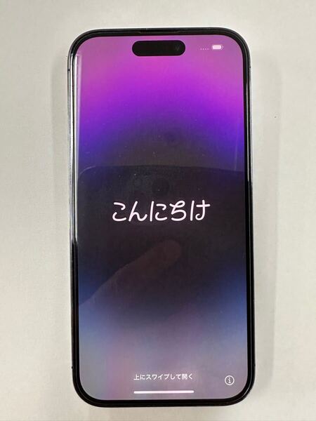 美品◆24年10月エクスプレス交換機◆iPhone 14 Pro 256GB◆ディープパープル◆バッテリー98%