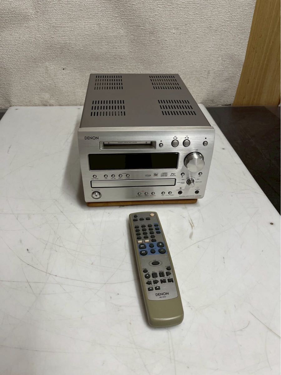 デノン DENON D-MX33MD リモコン付き ヨドバシ.com - デノン DENON D-MX33MD-M (木目) [CD/MD
