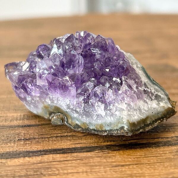 【ウルグアイ産】アメジストクラスター35g♪原石♪天然石♪ 鉱物♪ 紫水晶♪