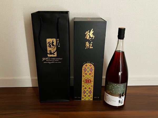 3年待ち11万円■希少中国黄酒30年■ライスワイン花雕酒一升瓶ギフト