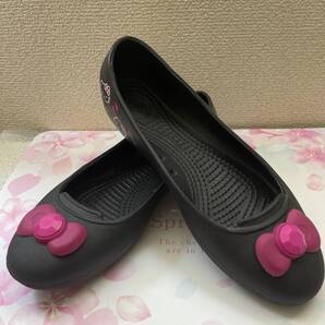 ★クロックス /靴 マッコール/ ハローキティ★crocs kitty /W6