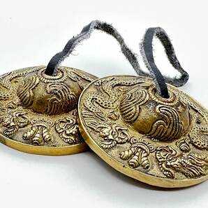 ◆チベット密教法具 ティンシャ(龍神-ドラゴン)M-1◆