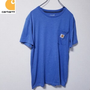 古着Carhartt カーハート ルアーバッグプリントポケットアウトドアTシャツ L キャンプ