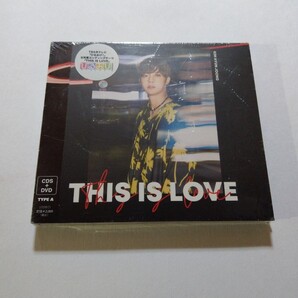CD+DVD KIM HYUN JOONG キム・ヒョンジュン【THIS IS LOVE TYPE A】 未開封(表面にキズあり)