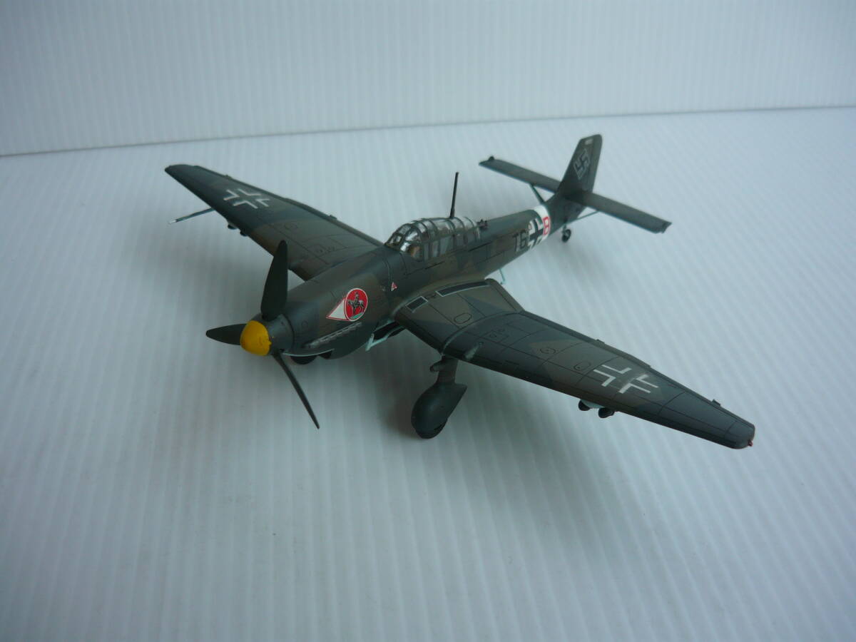 1/18 ドイツ空軍 スツーカ Ju 87 完成品 中古 Yahoo!オークション -「ju 87」(完成品) (航空機)の落札相場