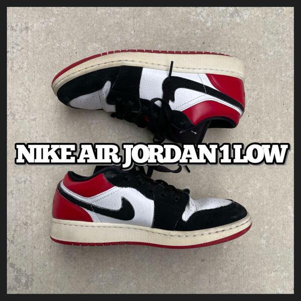 NIKE AIR JORDAN1 LOW BLACK TOE 23.5㎝ y2k