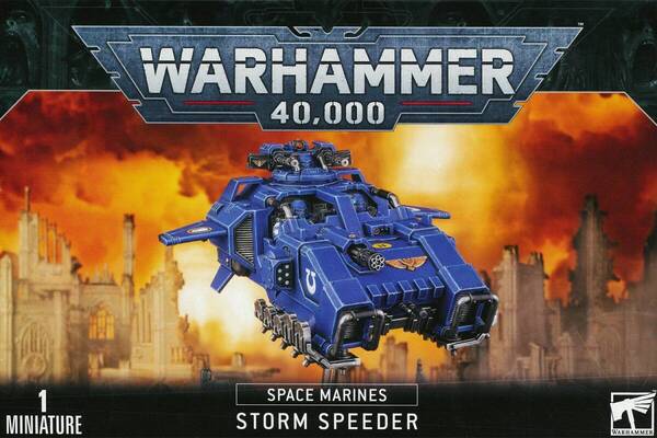 送料無料 新品 スペースマリーン ストーム・スピーダー 48-45 ウォーハンマー 40000 40k