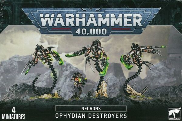 送料無料 ウォーハンマー 40000 ネクロン オフィディアン デストロイヤー Warhammer 40K: Necrons Ophydian Destroyers