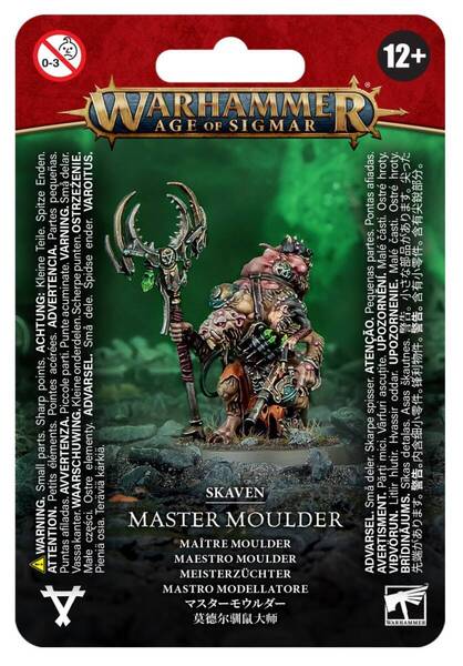 送料無料 新品 スケイヴン マスター・モウルダー 90-40 ウォーハンマー エイジオヴシグマー AOS