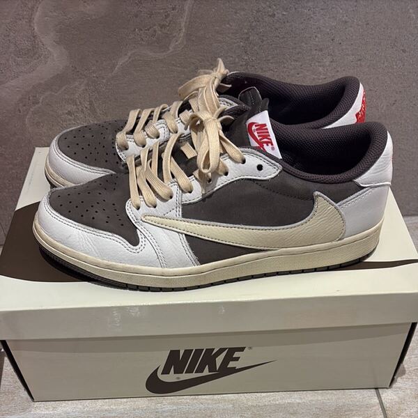 Travis Scott × Nike Air Jordan 1 Low OG SP Reverse Mocha/Sail and Ridgerock 27.0cm NIKE ナイキ トラヴィススコット