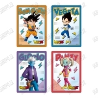 未使用品 ドラゴンボールDAIMA 【描き下ろしクリアカードセット】 4枚入り 孫悟空・ベジータ・グロリオ・パンジ 送料無料♪