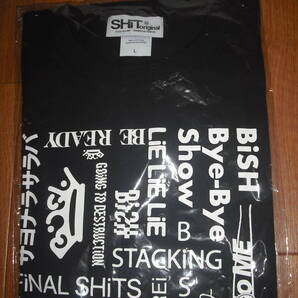 未使用品 BISH SONG TiTLE Tシャツ Lサイズ 黒 送料無料♪