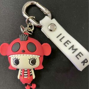 【新品未使用】ILEMER イルメール ハッピーチャーム キーホルダー レッド