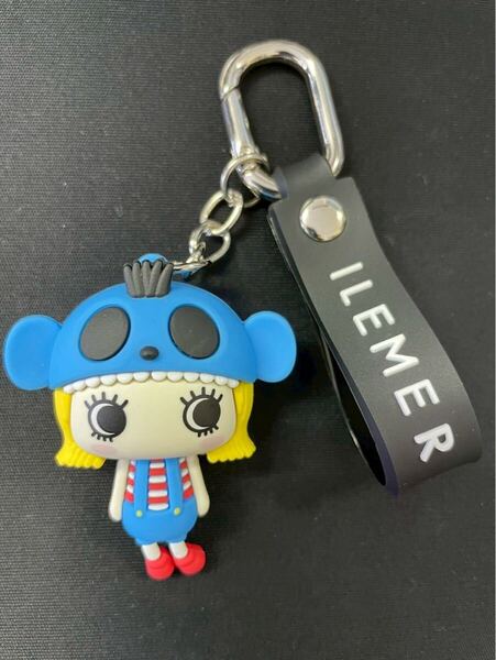 【新品未使用】イルメール ハッピーチャーム キーホルダー ブルー