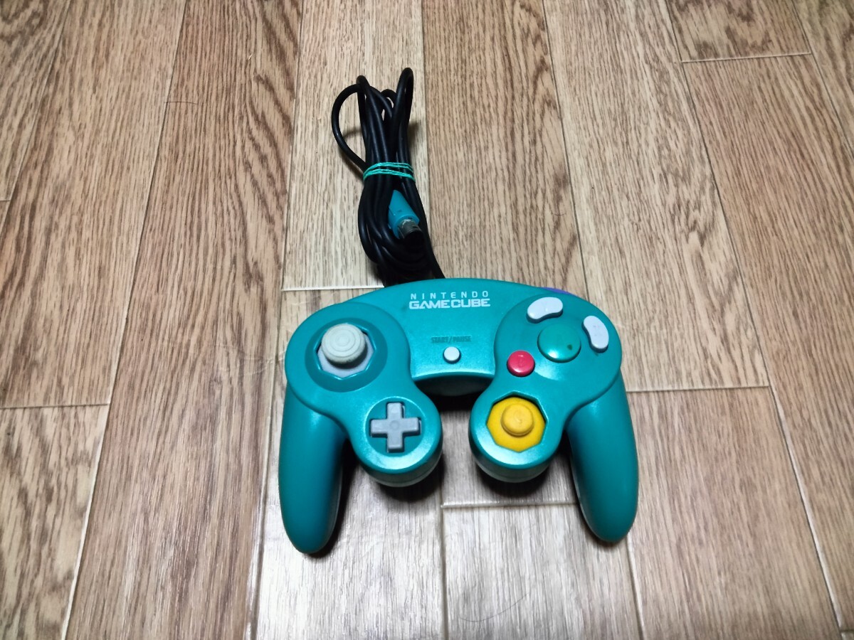 Yahoo!オークション -「ゲームキューブ コントローラ エメラルド