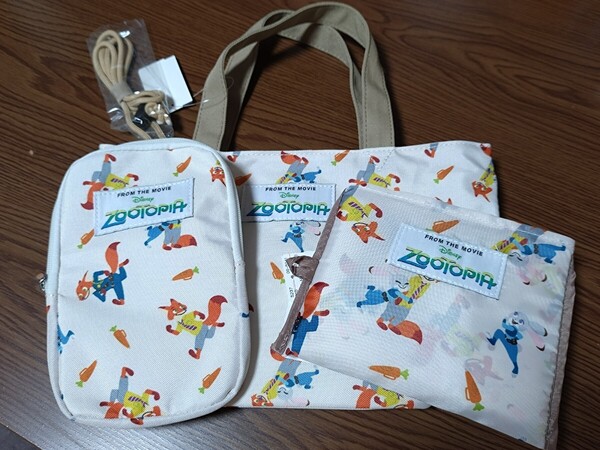 ズートピア ディズニー アベイル エコバッグ ミニショルダーバッグ 保冷ミニトート