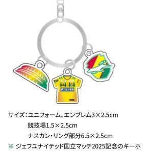 ジェフユナイテッド市原・千葉 hummelアクリル3連キーホルダー国立ver.