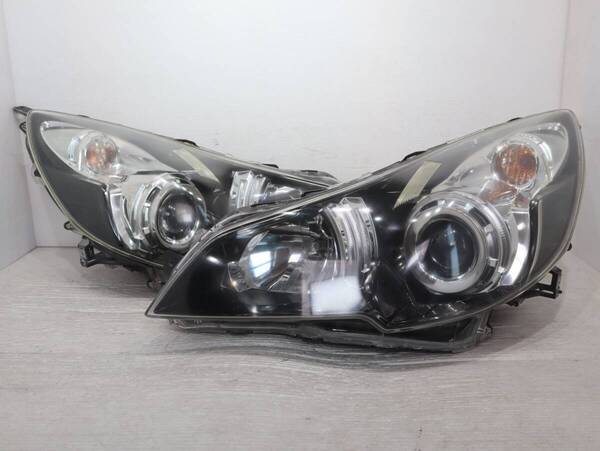 破損無し 【コーティング済】 ブラック HID キセノン KOITO 100-20061 迅速発送 BR47-7 レガシィ BR BM BR9 BM9 BRG BRM ヘッドライト 左右