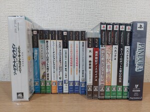 【未開封】 PS3.PS2. PSP.ソフト18枚セット/ディスガイア/大神/ソードアート・オンライン/スーパーロボット大戦/初音ミク/ペルソナ
