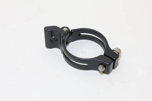 (s228) フロントディレイラー直付バンド 34.9mm ブラック 台座