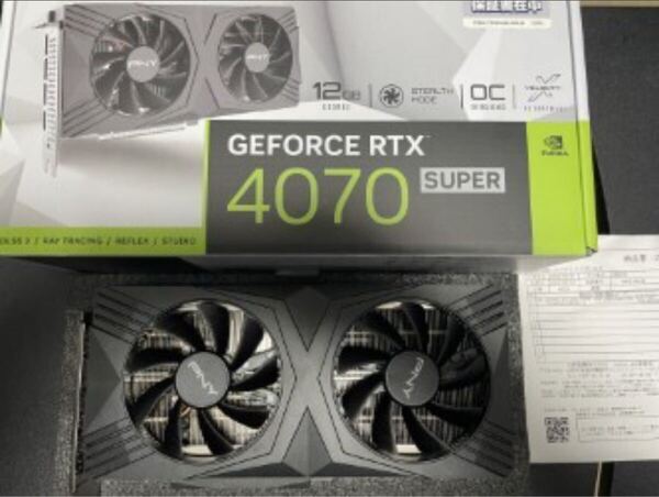 rtx4070super 12GB RTX GeForce PNY グラフィックボード