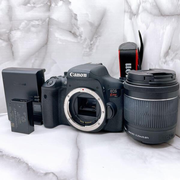 【完動品】Canon EOS kiss x8i レンズキット デジタル一眼レフカメラ キャノン