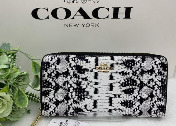 コーチ COACH 長財布 財布 プレゼント 贈り物 ラウンドファスナー ロング ジップ レディース メンズ新品未使用 ファッション F53659 C183