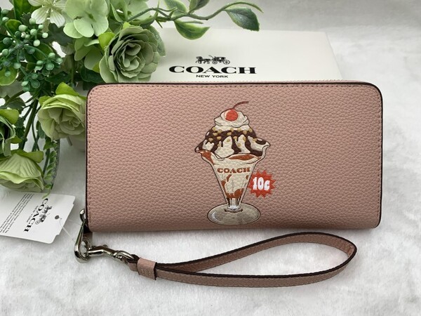 コーチ COACH 長財布 財布 アコーディオン ウォレット ストラップ付き ファッション レディース アウトレット 新品 未使用 CU380 C362