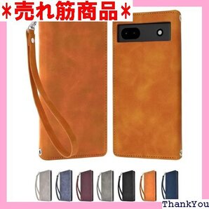 シズカウィル Google Pixel 6a ケース カバー 手帳型 アイファンデ2 ブラウン 1個入り 74