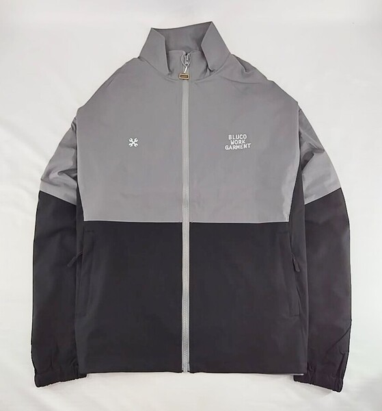 BLUCO WORK GARMENT/ブルコ151-31-040STRETCH TRACK JACKET -COMBINATION-カラー(GRY/BLK)サイズL.新品.税込価格.送料無料.